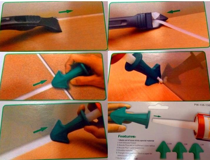 Silicone Caulking Finisher (3 in 1)